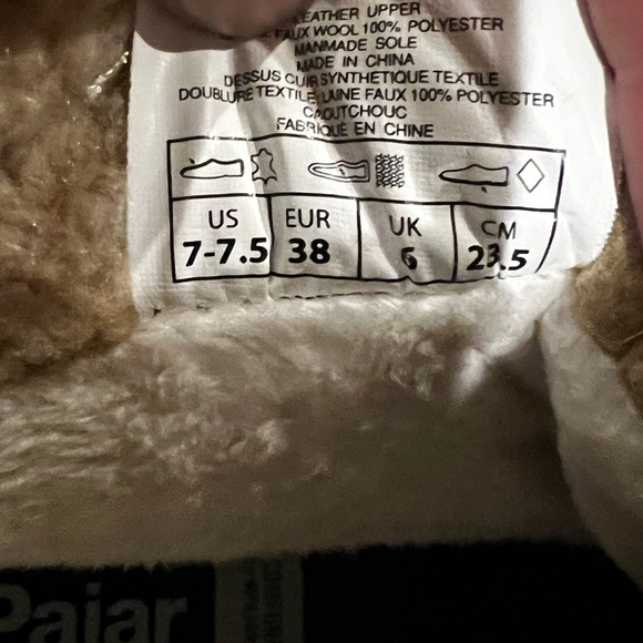 Pajar Temperature Rated Waterproof Tan Boots: Size US 7-7 1/2 - Picture 5 of 5